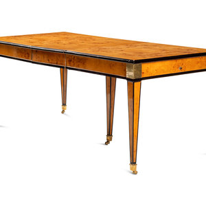 A Biedermeier Style Part-Ebonized