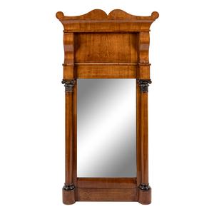 A Biedermeier Walnut and