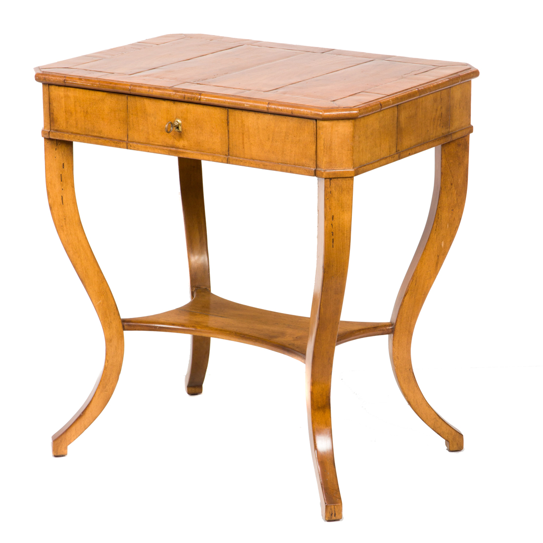 A BIEDERMEIER WORK TABLE A