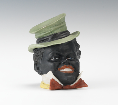A Black Americana Figural Head with