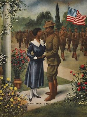 A Black Americana Military Poster