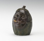 A Black Americana Smoking Head
