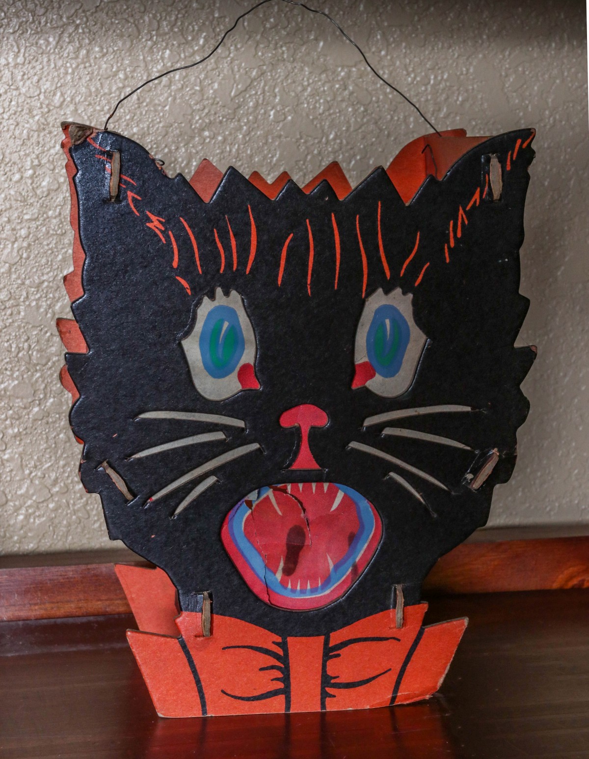 A BLACK CAT HALLOWEEN LANTERN