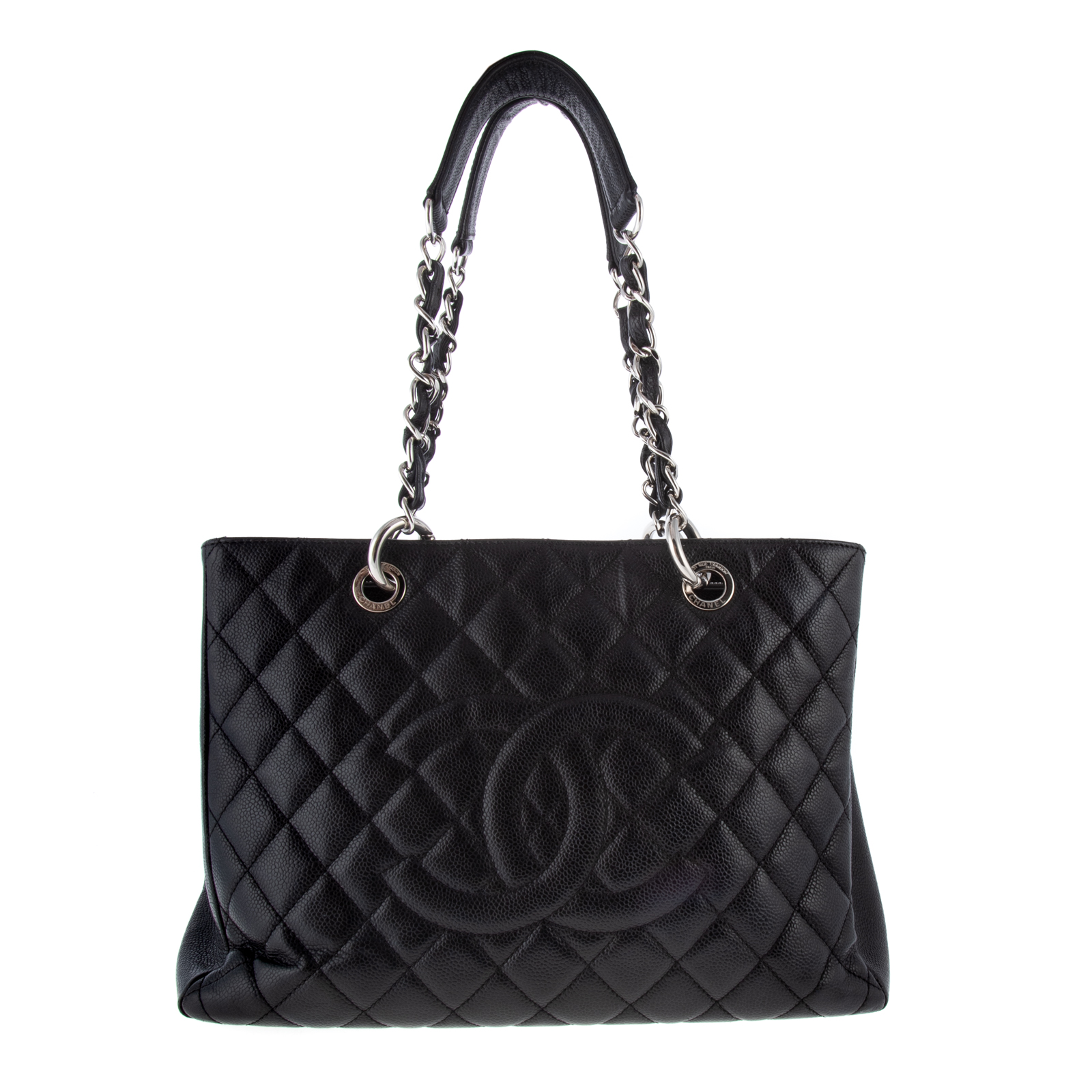 A BLACK CHANEL GRAND SHOPPING