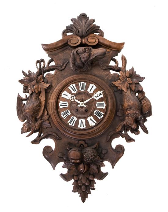 *A Black Forest Style Carved Wall
