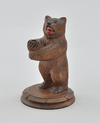 A Black Forest Style Carved Wood