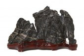 A Black Lingbi Scholar's Rock