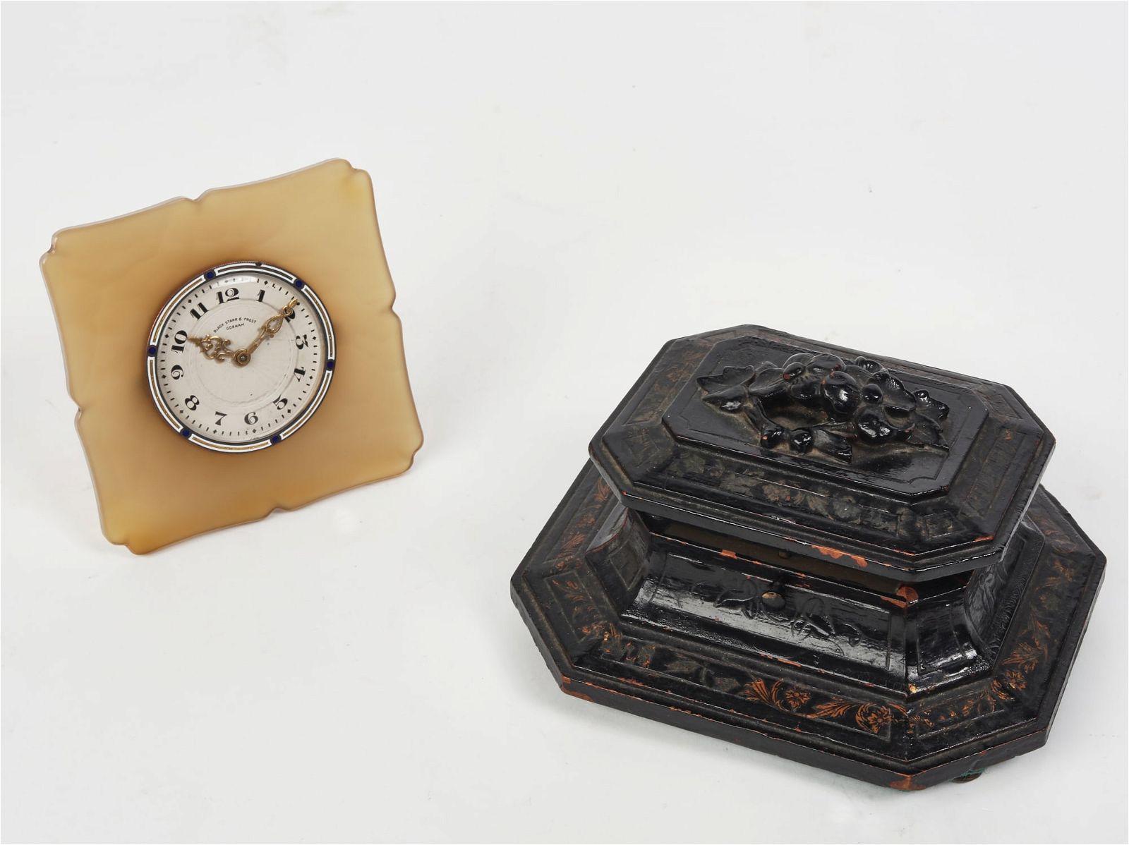 A BLACK, STARR & FROST ENAMELED