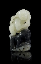 A Black White and Celadon Colo