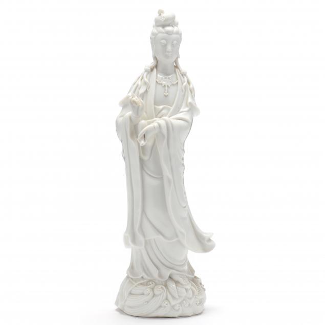 A BLANC DE CHINE FIGURE OF