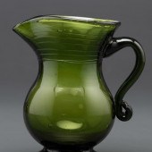 A Blown-Glass New York Pitcher