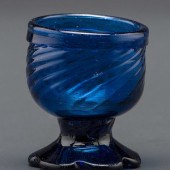 A Blown-Glass Saltcellar in Co