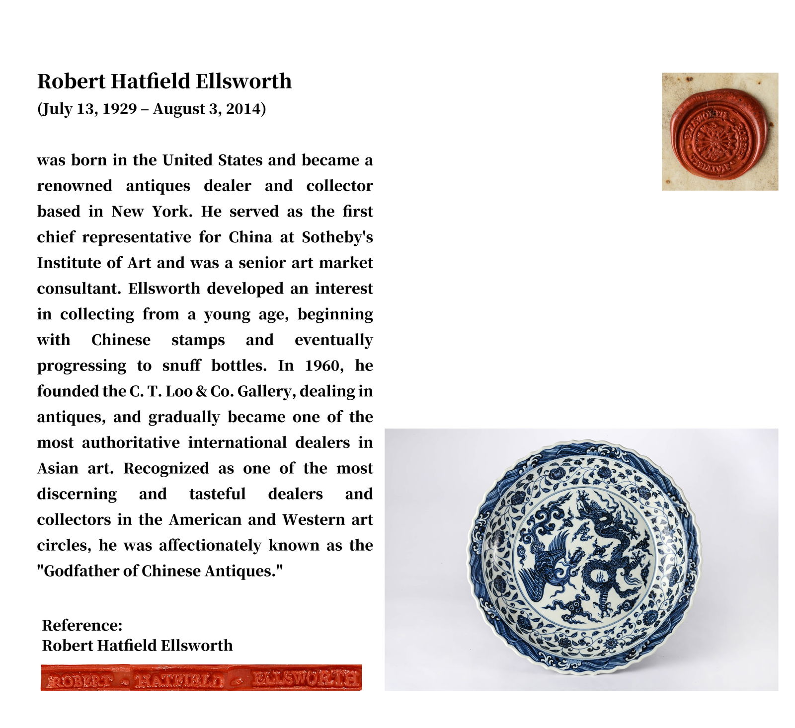 A BLUE AND WHITE 'AUSPICIOUS