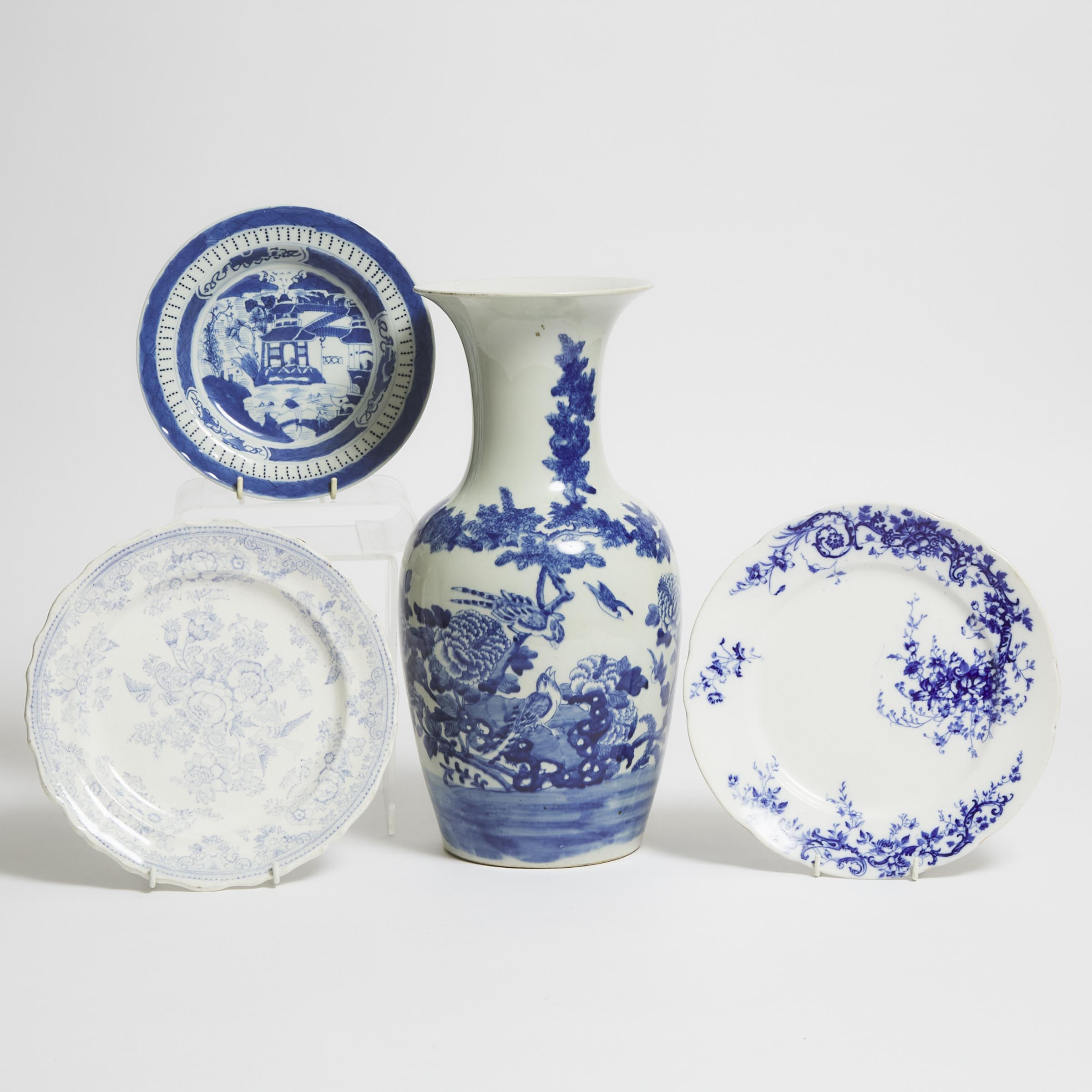 A Blue and White 'Birds and