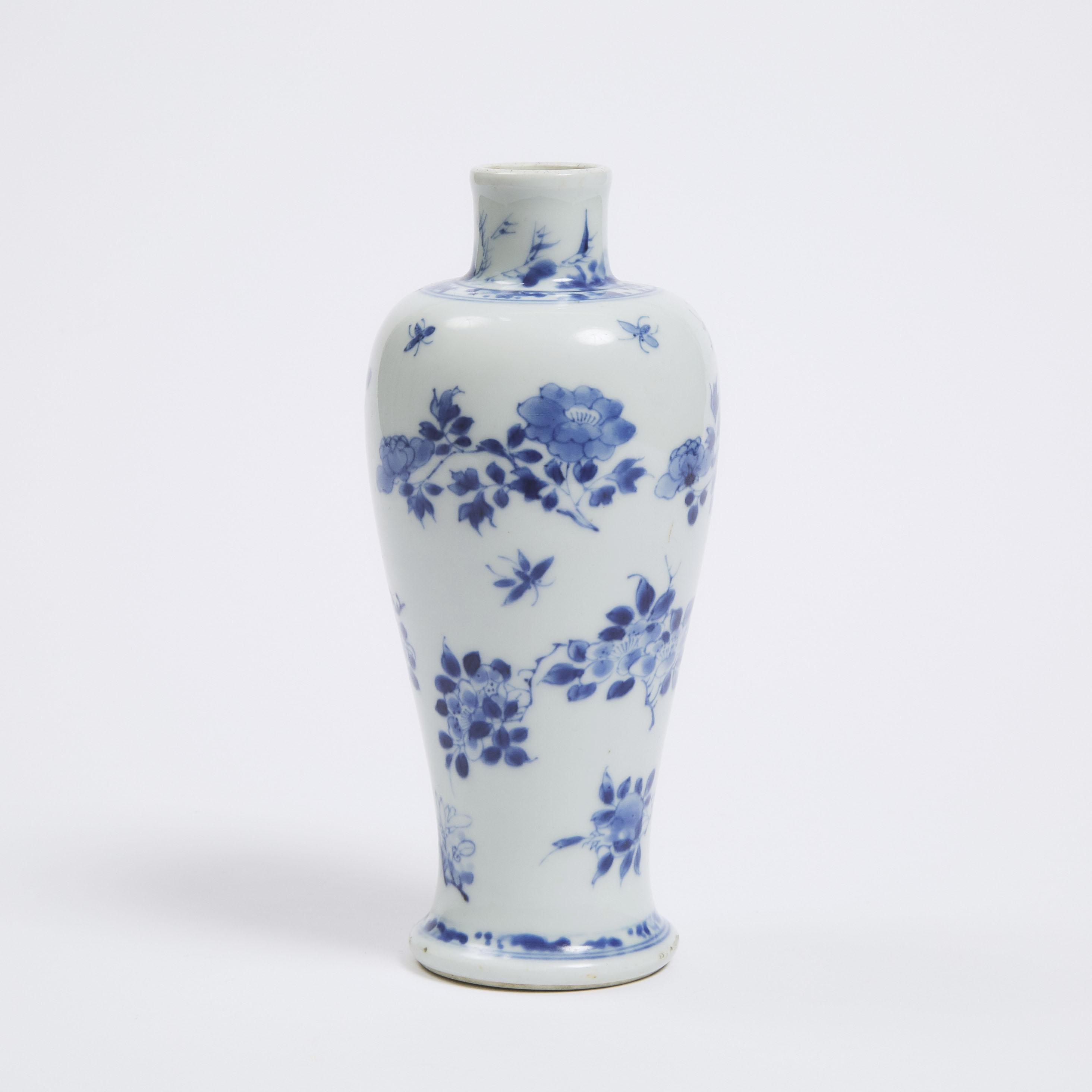 A Blue and White 'Butterfly and