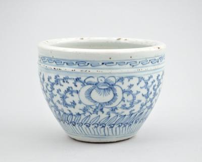 A Blue and White Canton Porcelain