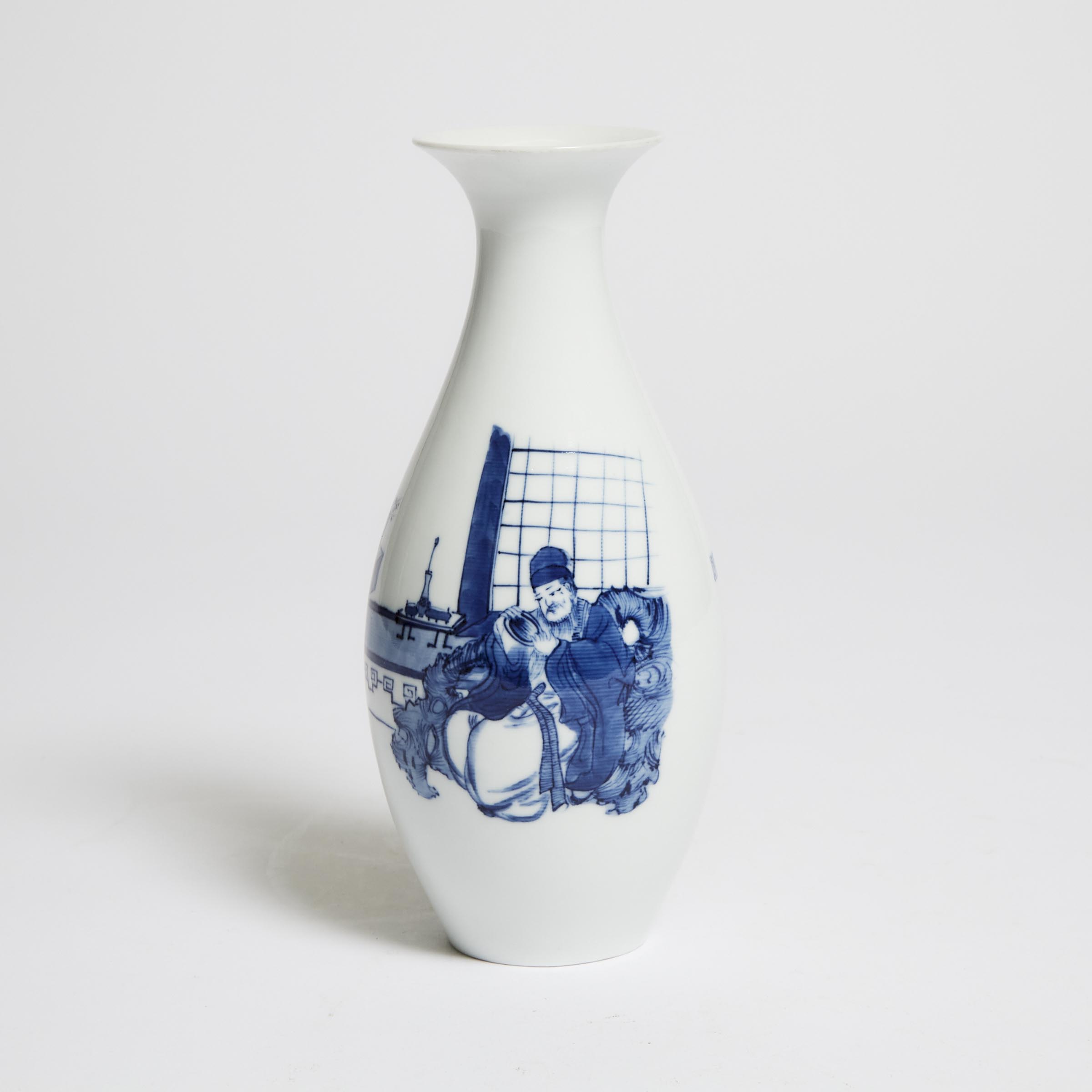 A Blue and White 'Master Dongpo