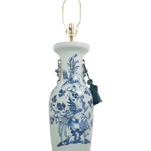 A Blue and White Porcelain Vase