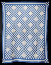 A BLUE AND WHITE TRIPLE IRISH