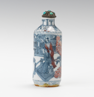 A Blue & Copper Underglaze