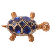 A BLUE ENAMEL PETER LINDEMAN T