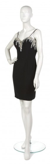 A Bob Mackie Black 'Icicle' Co