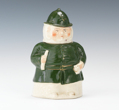 A "Bobby" Staffordshire Tobacco Jar