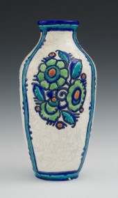 A Boch Freres Vase Designed by
