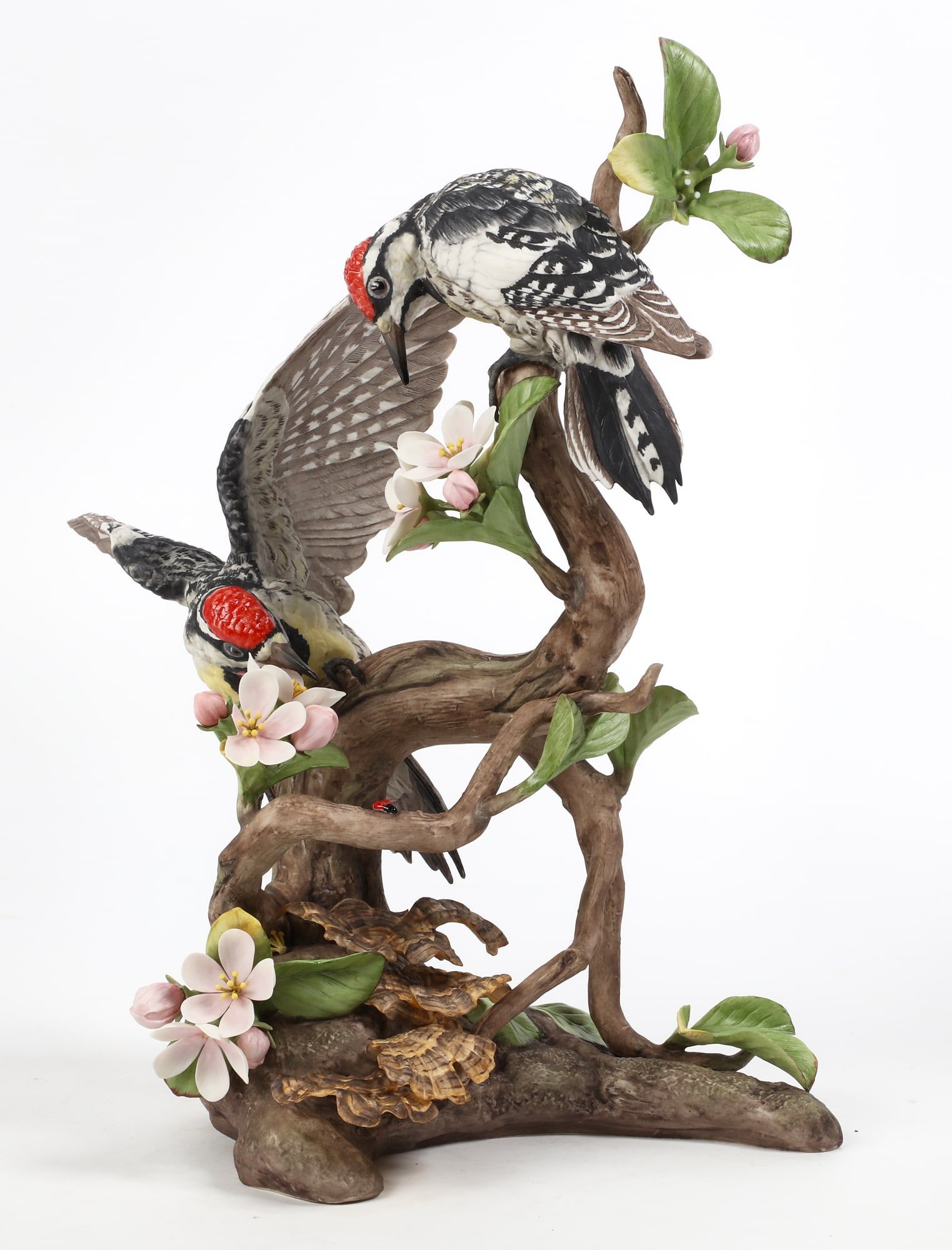 A BOEHM PORCELAIN MODEL OF BIRDSA