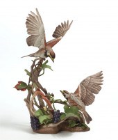A BOEHM PORCELAIN MODEL OF BIR