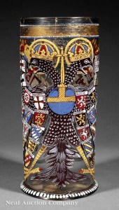 A Bohemian Polychrome Enameled