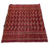 A BOKHARA BAGFACE, 2' X 3' A B