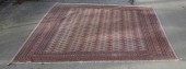 A Bokhara rug, the central pan