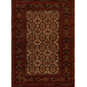 A Bokhara Wool Rug Mid-20th Century