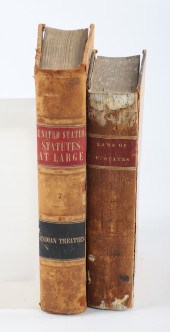A book listing all the treatie