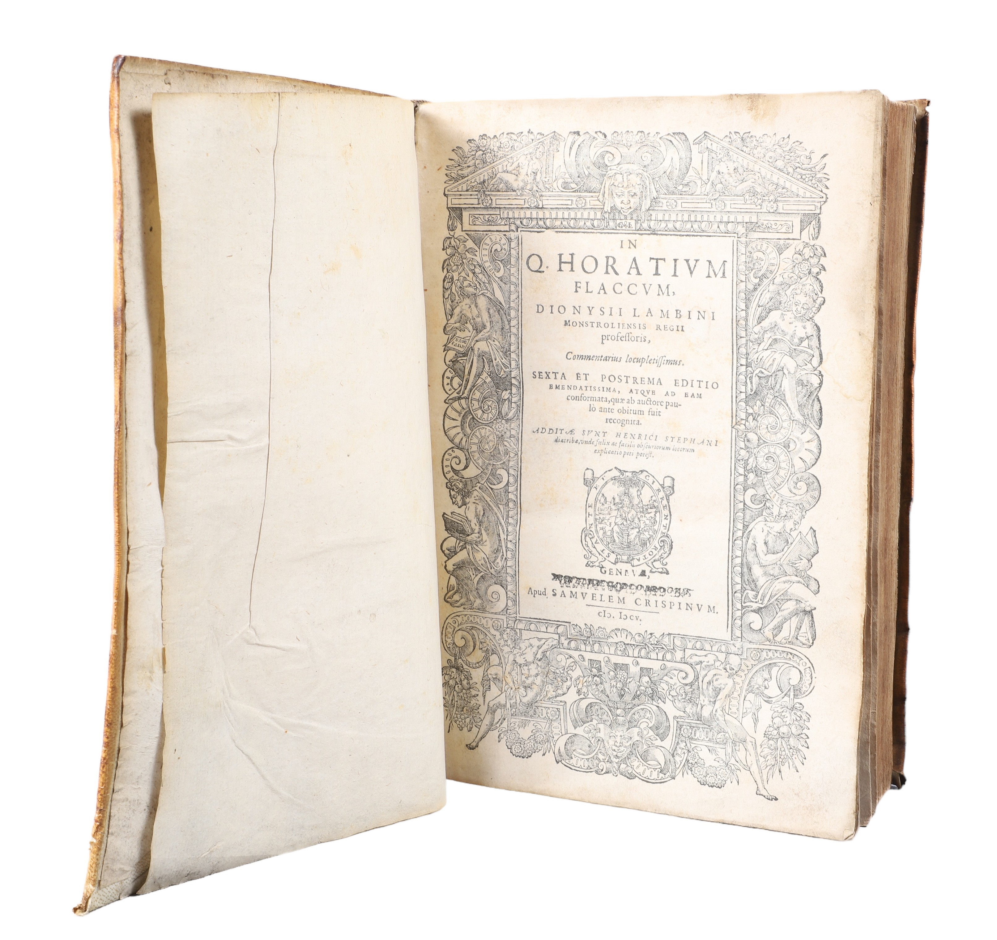 A book of Horace from 1605,