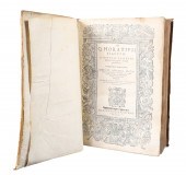 A book of Horace from 1605, ti