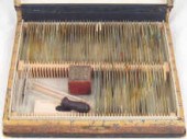 A book shaped box for 100 micr