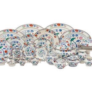 A Booths Parrot Ceramic Dinner