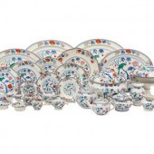 A Booths Parrot Ceramic Dinner