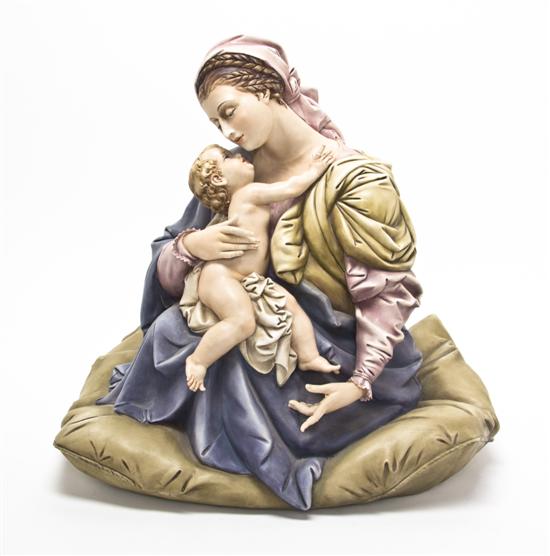 A Borsato Porcelain Figural Group