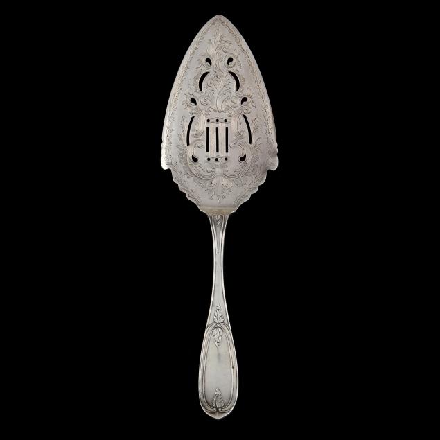 A BOSTON COIN SILVER PASTRY