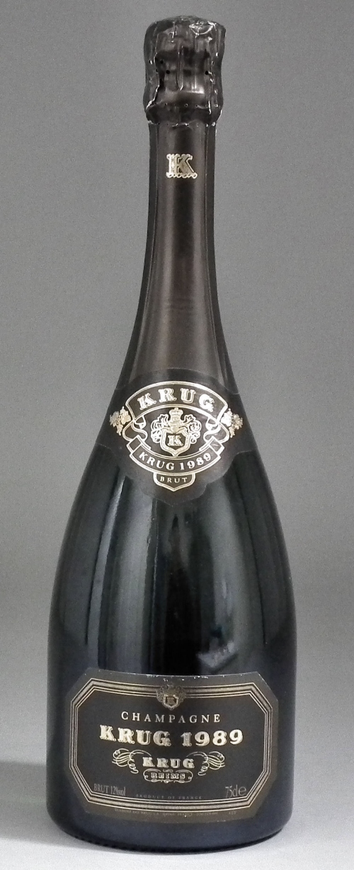 A bottle 1989 Krug vintage