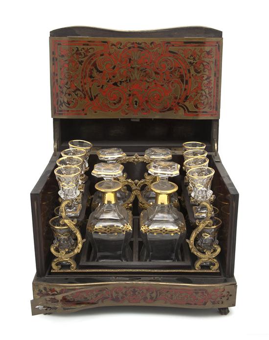 A Boulle Marquetry Cave a Liquor