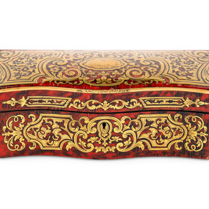 A Boulle Marquetry Table Casket