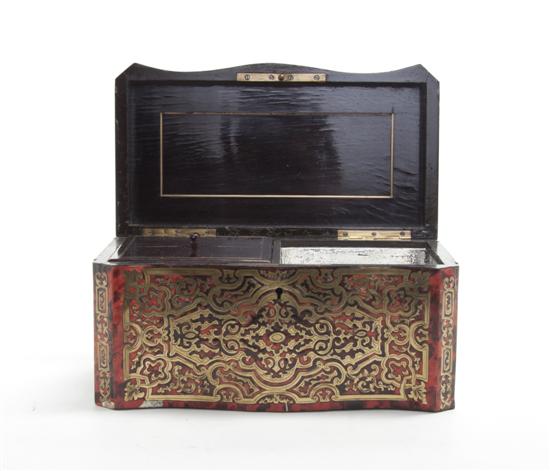 A Boulle Style Marquetry Table
