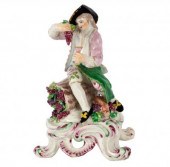 A Bow figure of a vintner, cir