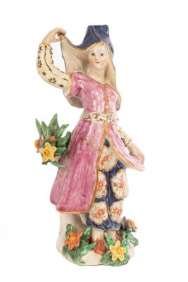 A Bow figure of a Levantine lady in