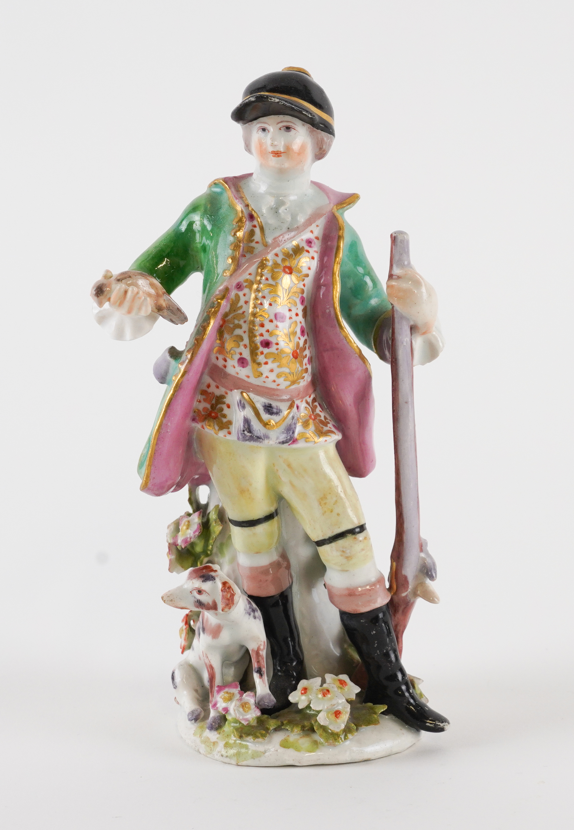 A BOW FIGURE OF A SPORTSMAN Circa
