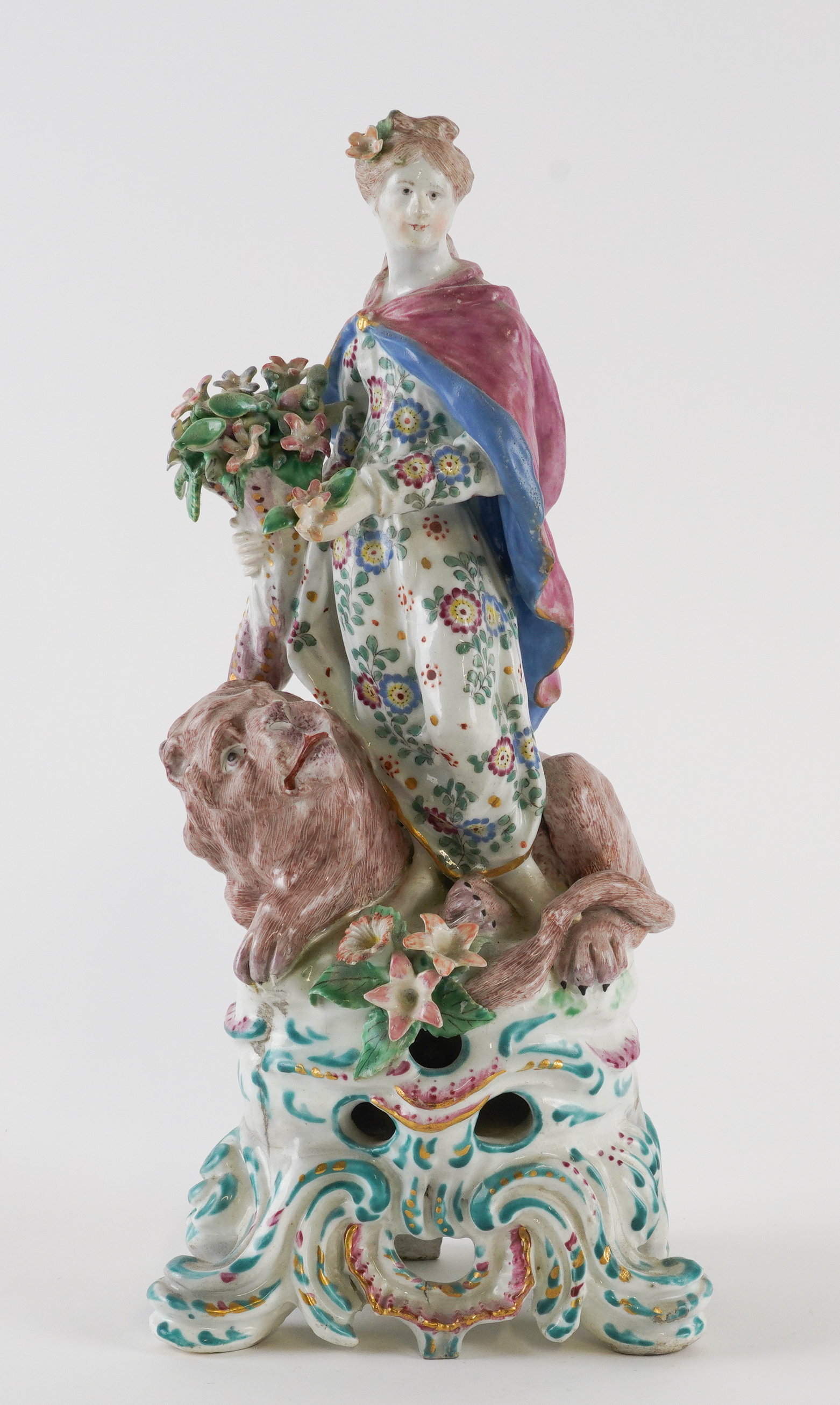 A BOW FIGURE OF CERES Circa 1760-65